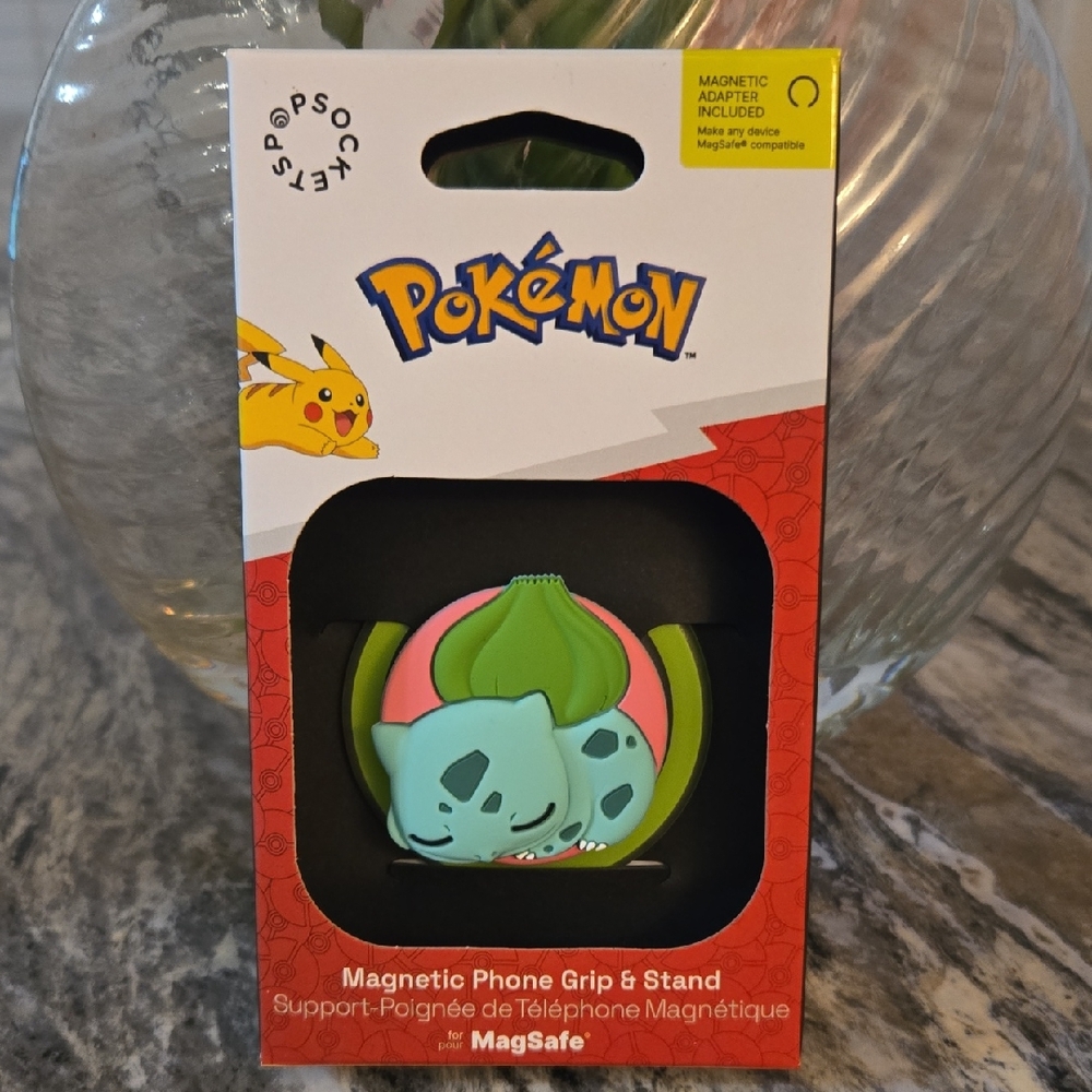 Magnetic Phone Grip & Stand - Green